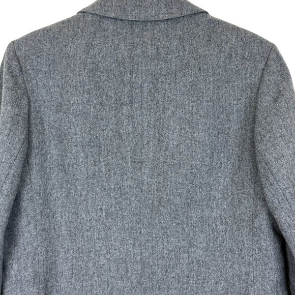 Vtg 80s Pendleton Women’s Petite Large? Gray Wool Blazer Jacket Wool USA - Picture 7 of 10